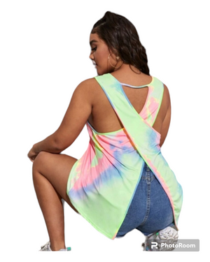 Tye dye tank