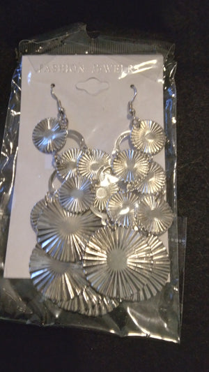 Silver retro like earrings