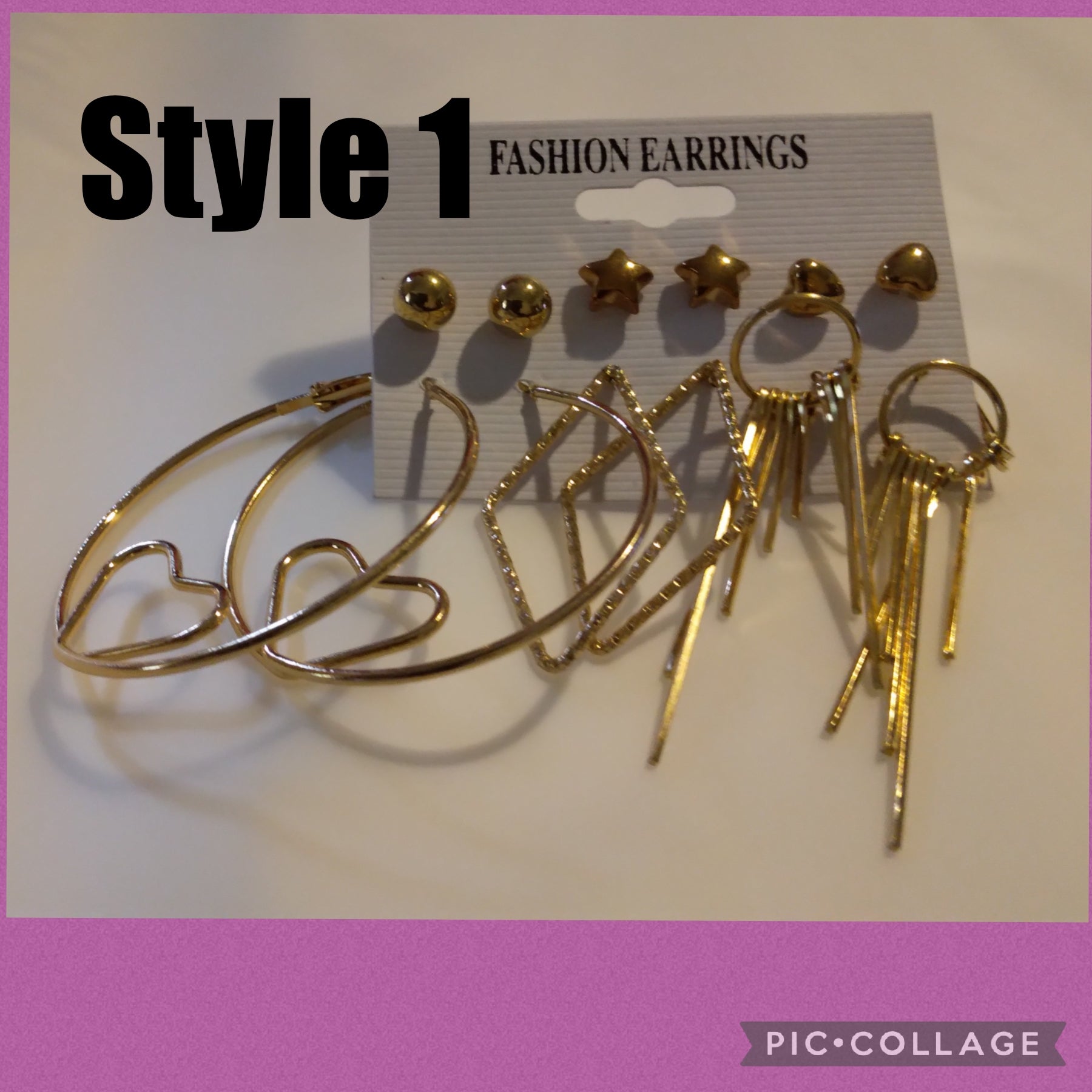 Fashion Earings Style1 Gold