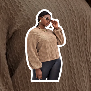 Long Sleeve Texured Sweater