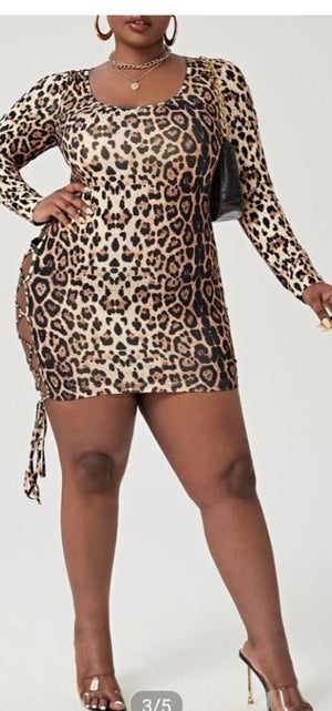 Sexy Leopard Bodycon Dress