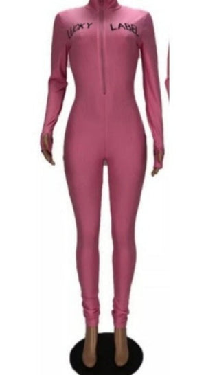 Hot Fashion Jumpsuit Pink / Small