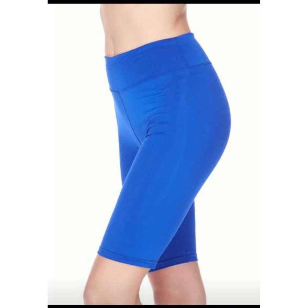 Blue biker shorts - Boss diva fashions