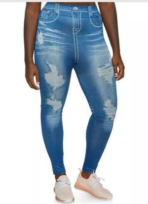 Blue jeggings - Boss diva fashions