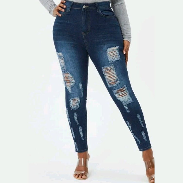 Distressed Jeans - Boss diva fashions