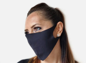 Houndstooth face mask - Boss diva fashions