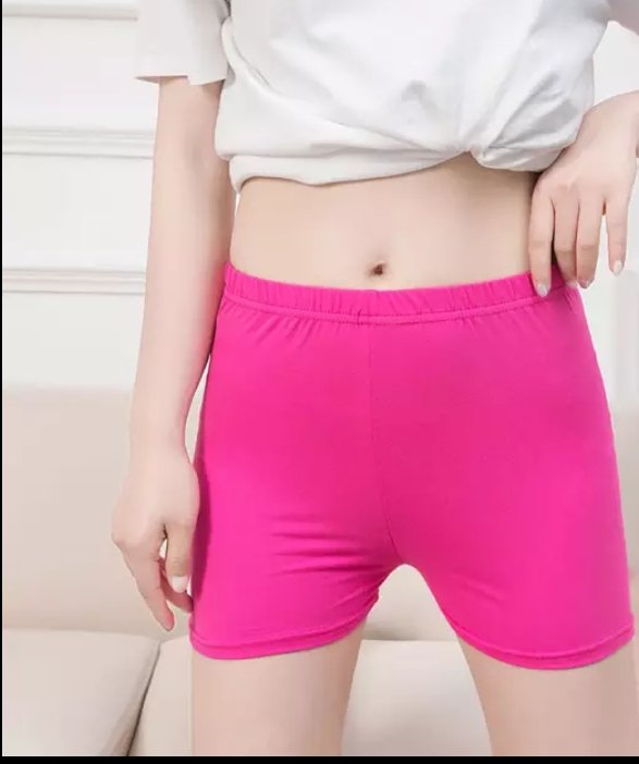 Mixed colors solid biker shorts - Boss diva fashions