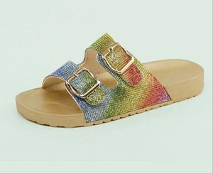 Rainbow slides - Boss diva fashions