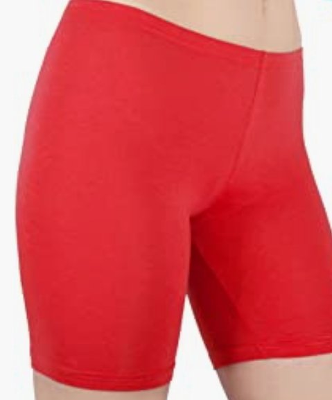 Red Biker shorts - Boss diva fashions