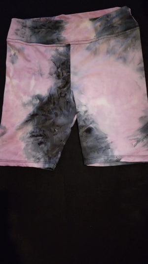 Tye dye biker Shorts - Boss diva fashions