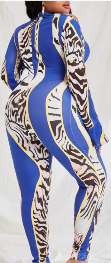 Wild Side Jumpsuit - Boss diva fashions